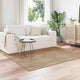 Vidaxl binnen- en buitentapijt agira naturel 200 x 200 cm polyester