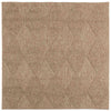 Vidaxl vloerkleden vierkant huarte naturel 240 x 240 cm polyester