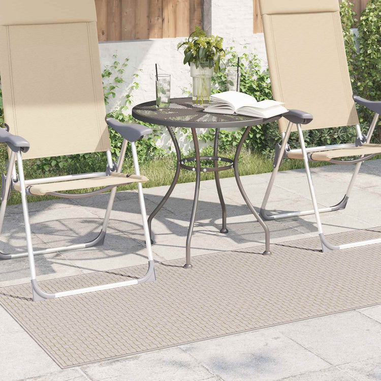 Vidaxl vloerkleden rechthoekig huarte crème 200 x 80 cm polyester