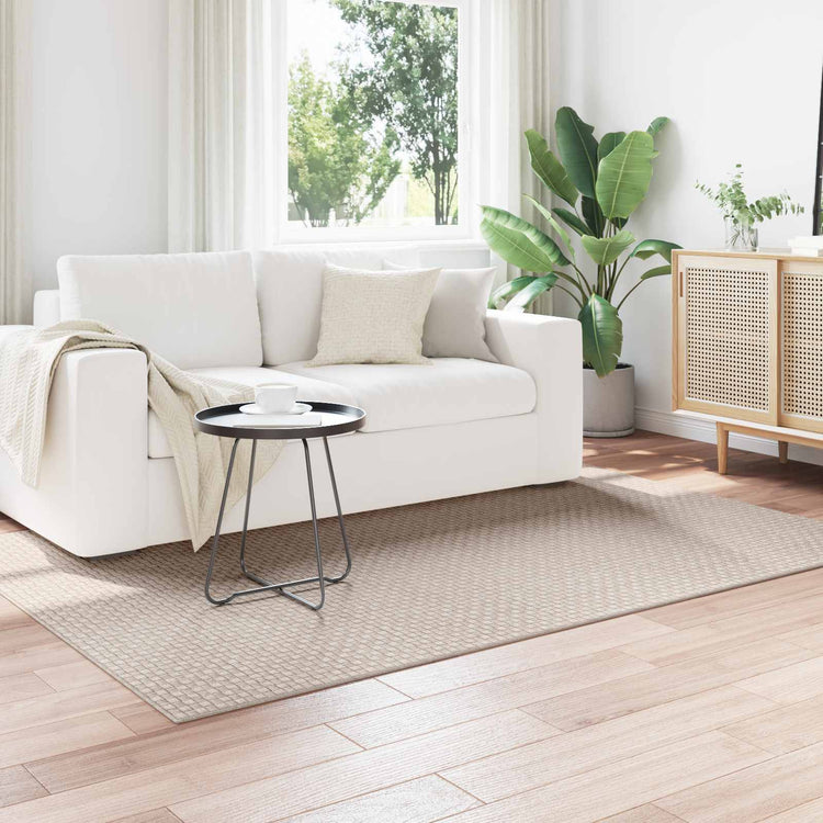Vidaxl vloerkleden rechthoekig huarte crème 230 x 160 cm polyester