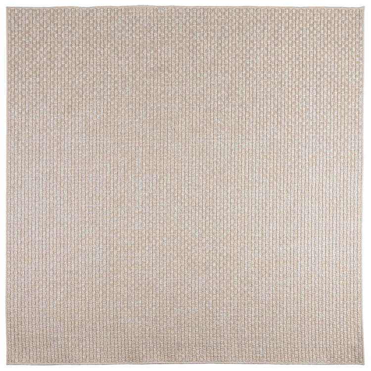 Vidaxl vloerkleden vierkant faro crème 200 x 200 cm polyester
