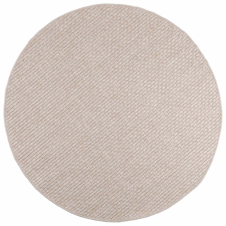 Vidaxl vloerkleden rond faro crème ø 160 cm polyester