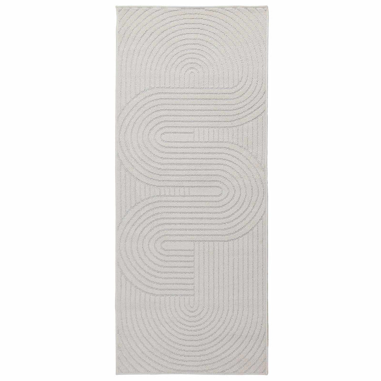 Vidaxl vloerkleden rechthoekig huarte crème 150 x 80 cm polyester