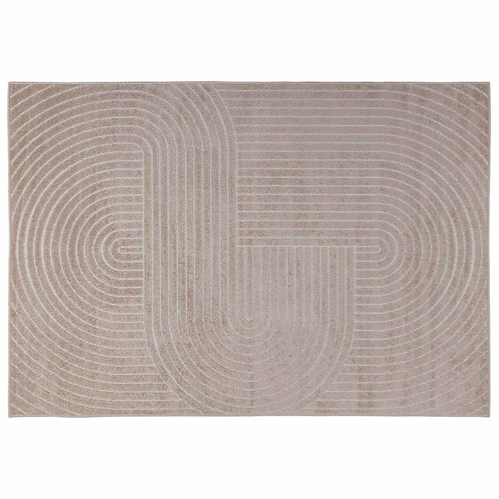 Vidaxl vloerkleden rechthoekig huarte beige 170 x 120 cm polyester