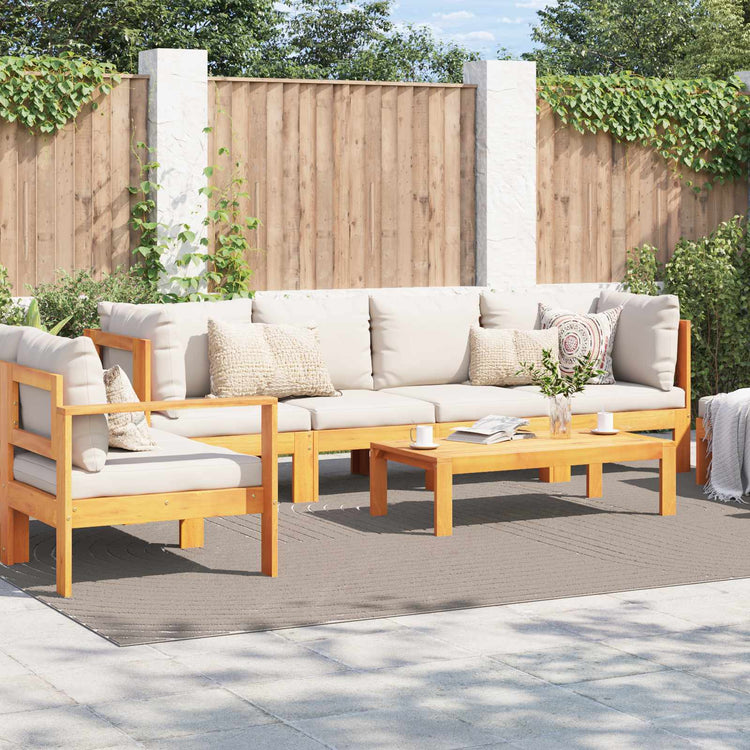 Vidaxl vloerkleden rechthoekig huarte beige 340 x 240 cm polyester