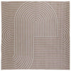 Vidaxl vloerkleden vierkant huarte beige 240 x 240 cm polyester