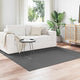 Vidaxl vloerkleden vierkant huarte antraciet 120 x 120 cm polyester