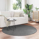 Vidaxl vloerkleden rond huarte antraciet ø 160 cm polyester