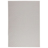 Vidaxl binnen- en buitentapijt palmeras crème 120 x 170 cm polyester - afbeelding 2