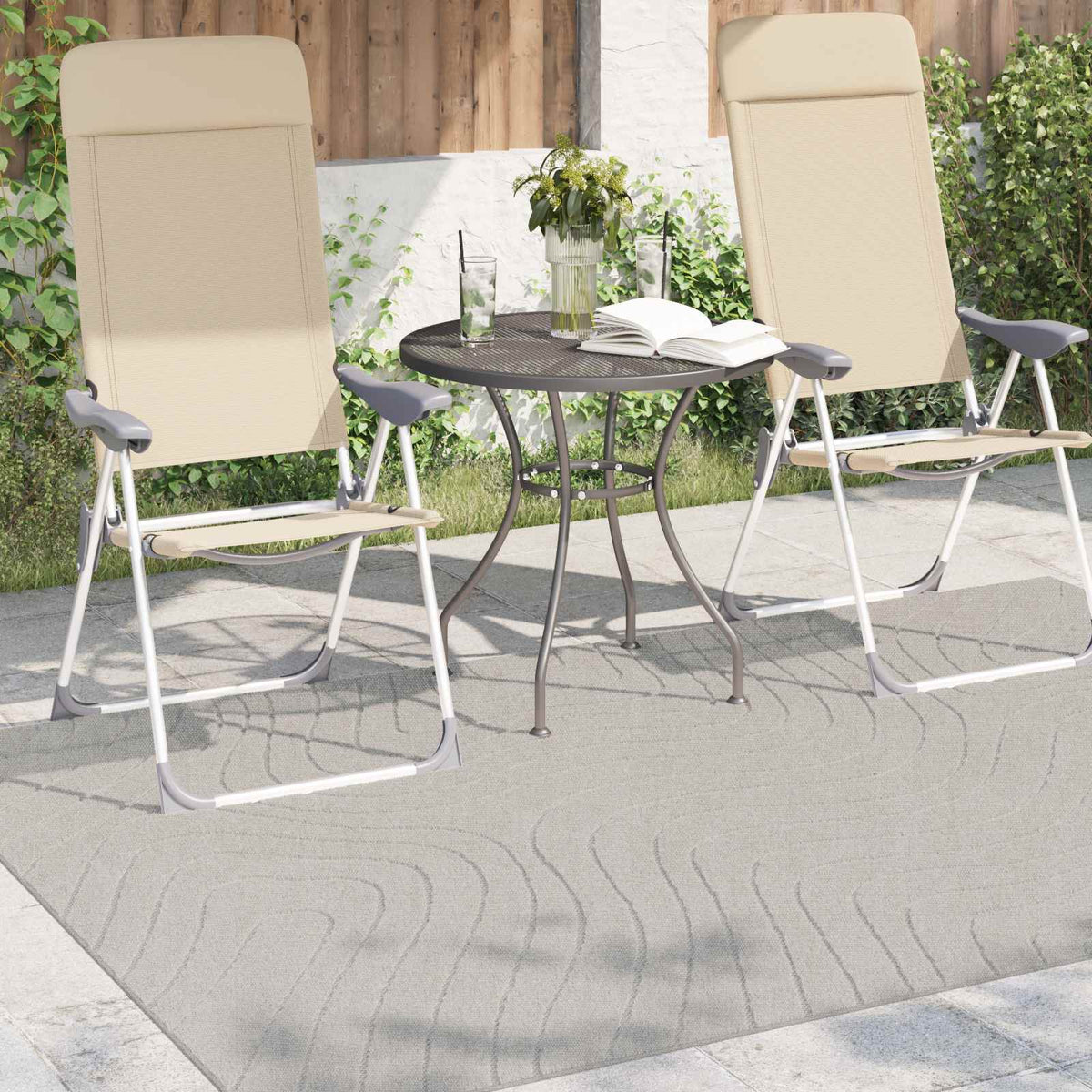 Vidaxl vloerkleden rechthoekig huarte crème 200 x 140 cm polyester