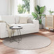 Vidaxl vloerkleden rond huarte crème ø 120 cm polyester