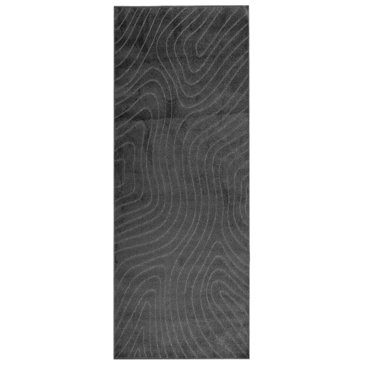 Vidaxl vloerkleden rechthoekig huarte antraciet 150 x 80 cm polyester