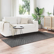 Vidaxl binnen- en buitentapijt palmeras antraciet 200 x 140 cm - afbeelding 1
