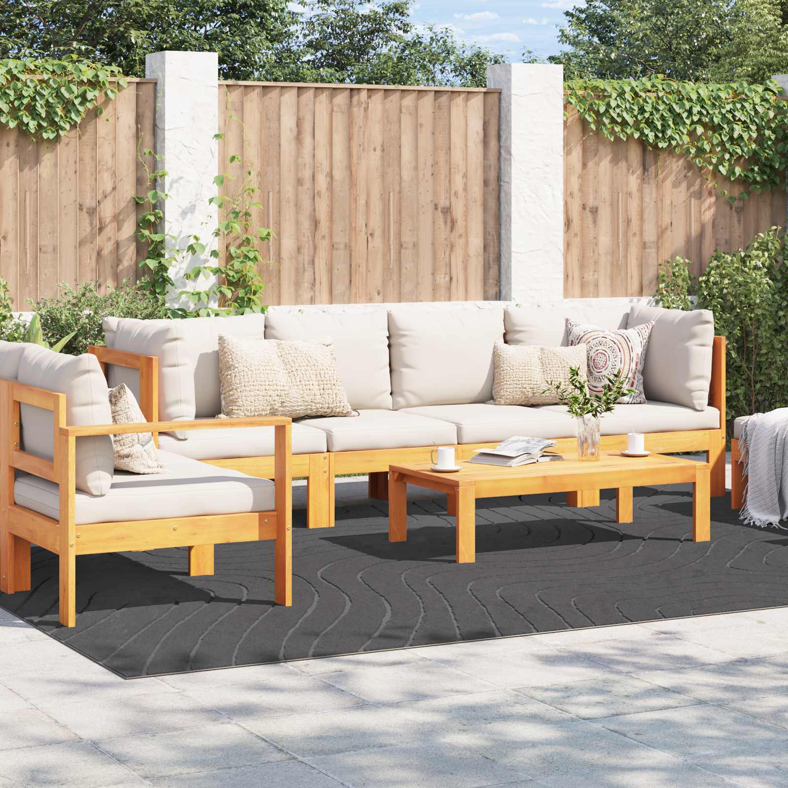 Vidaxl vloerkleden rechthoekig huarte antraciet 340 x 240 cm polyester