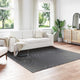 Vidaxl vloerkleden vierkant huarte antraciet 240 x 240 cm polyester