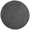 Vidaxl vloerkleden rond huarte antraciet ø 160 cm polyester