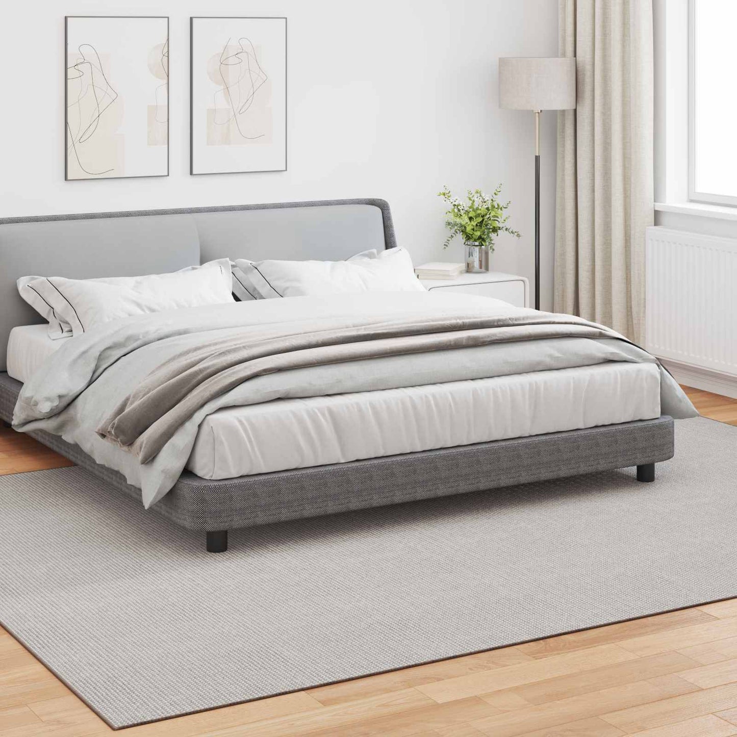 Vidaxl vloerkleden rechthoekig huarte crème 280 x 200 cm polyester