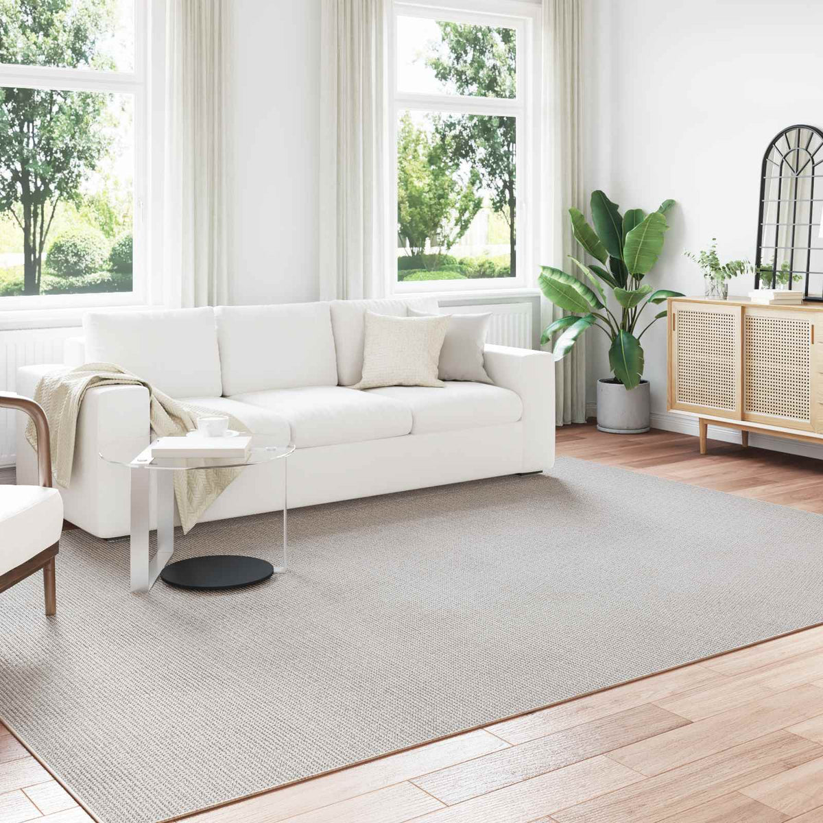 Vidaxl vloerkleden rechthoekig huarte crème 340 x 240 cm polyester