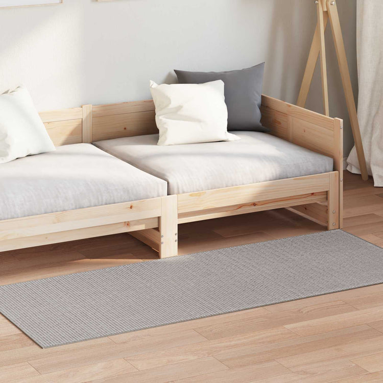 Vidaxl binnen kleed lugo taupe 80 x 150 cm polyester