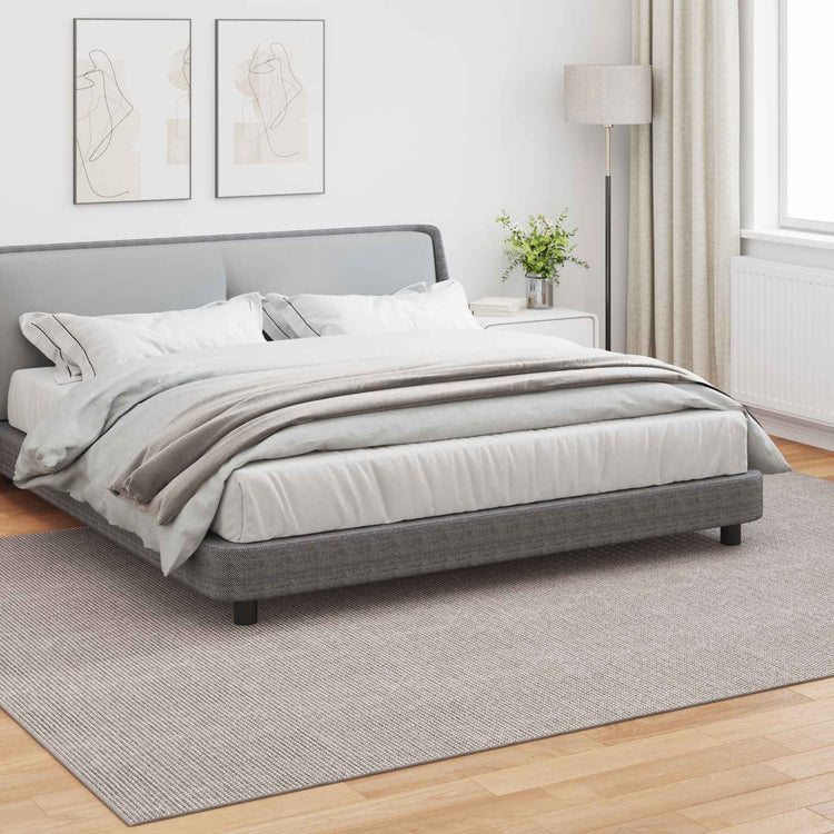 Vidaxl binnen kleed lugo taupe 240 x 340 cm polyester