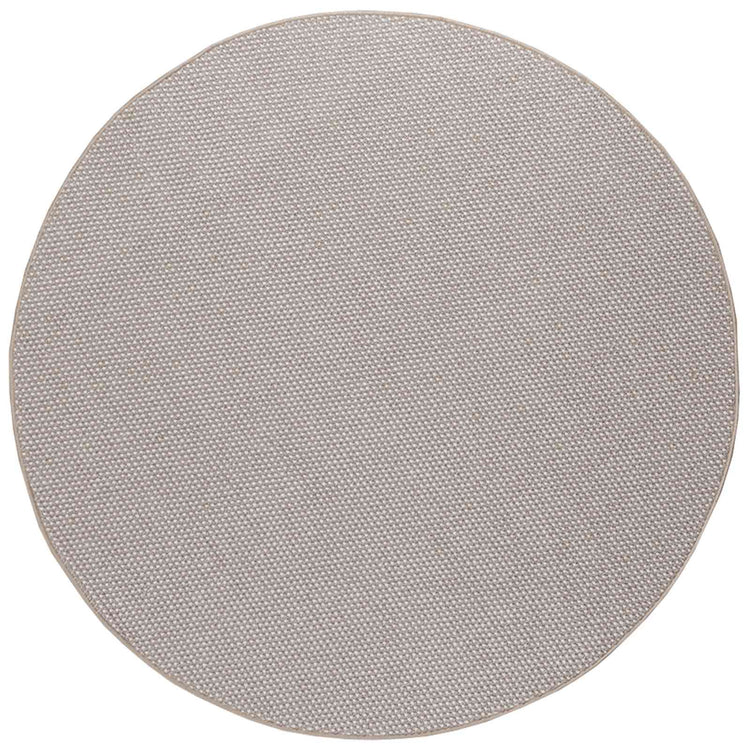 Vidaxl binnen kleed lugo taupe ø 160 cm polyester