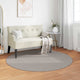 Vidaxl binnen kleed lugo taupe ø 200 cm polyester