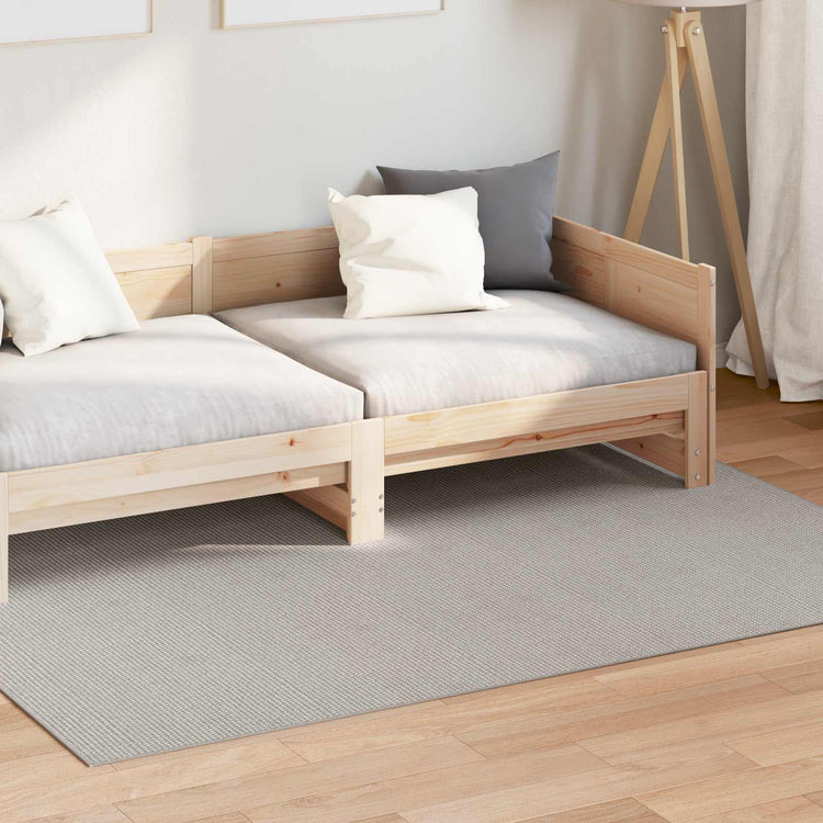 Vidaxl binnen kleed lugo crème en grijs 230 x 160 cm polyester