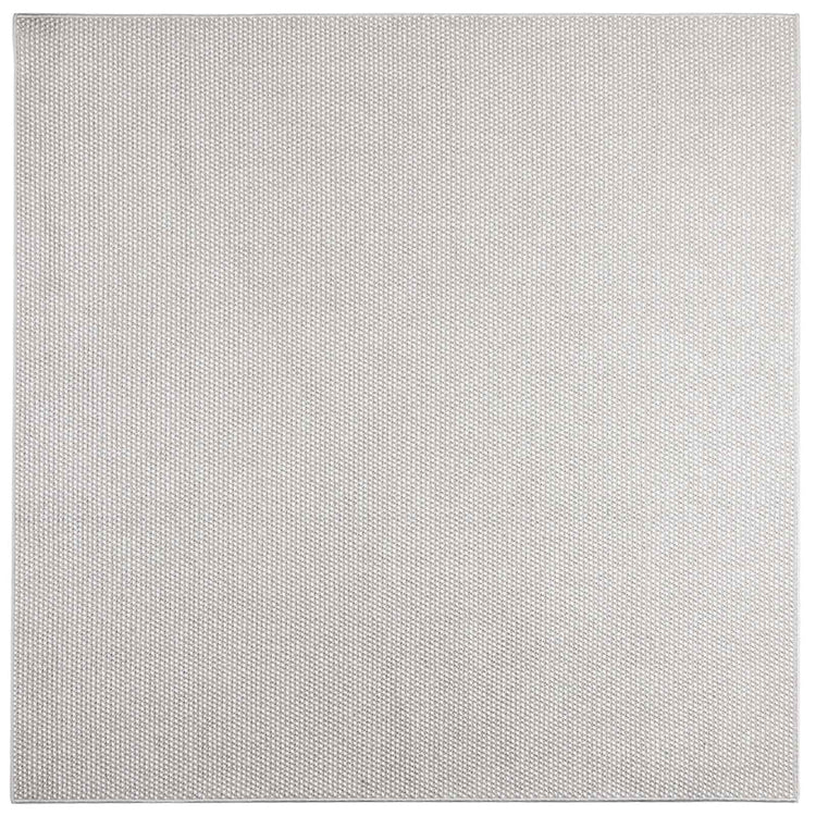 Vidaxl vloerkleden huarte crème en grijs 120 x 120 cm polyester