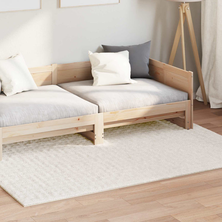Vidaxl vloerkleden sirolo crèmekleurig 230 x 160 cm polyester