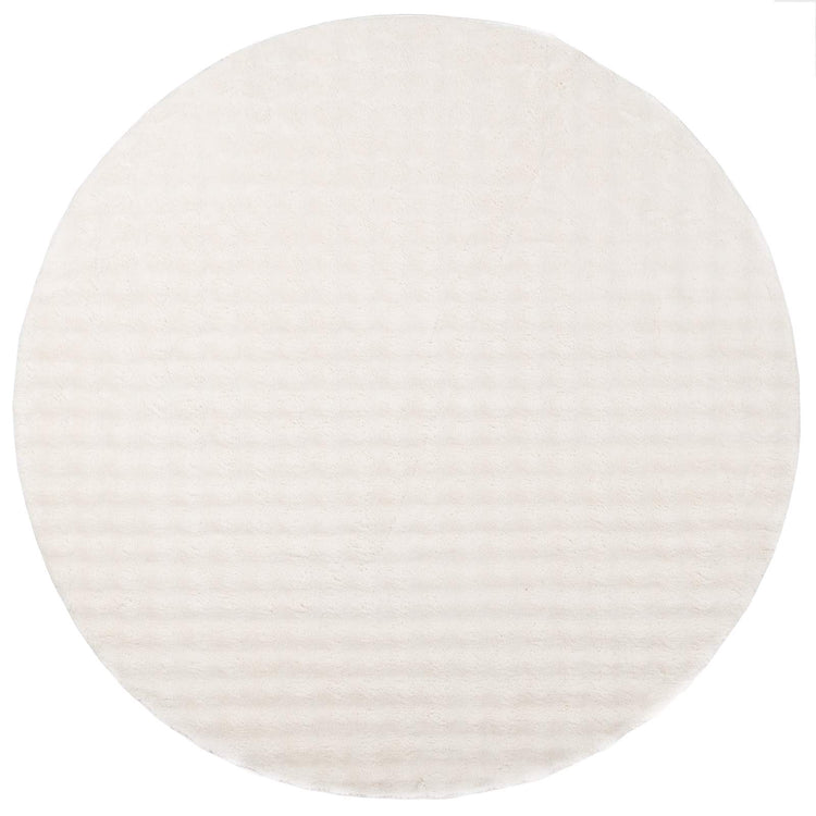 Vidaxl vloerkleden rond huarte crème ø 120 cm polyester