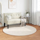 Vidaxl vloerkleden rond huarte crème ø 160 cm polyester