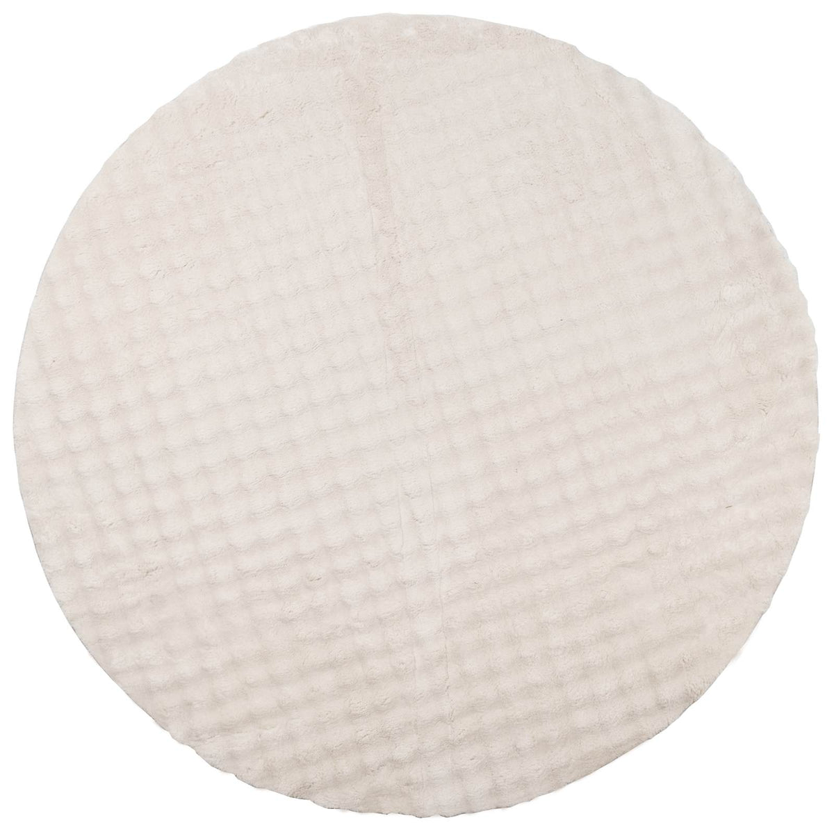 Vidaxl vloerkleden rond huarte beige ø 160 cm polyester