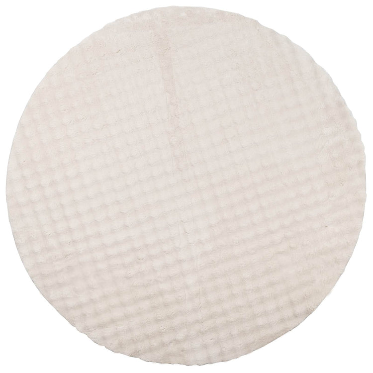 Vidaxl vloerkleden rond huarte beige ø 200 cm polyester