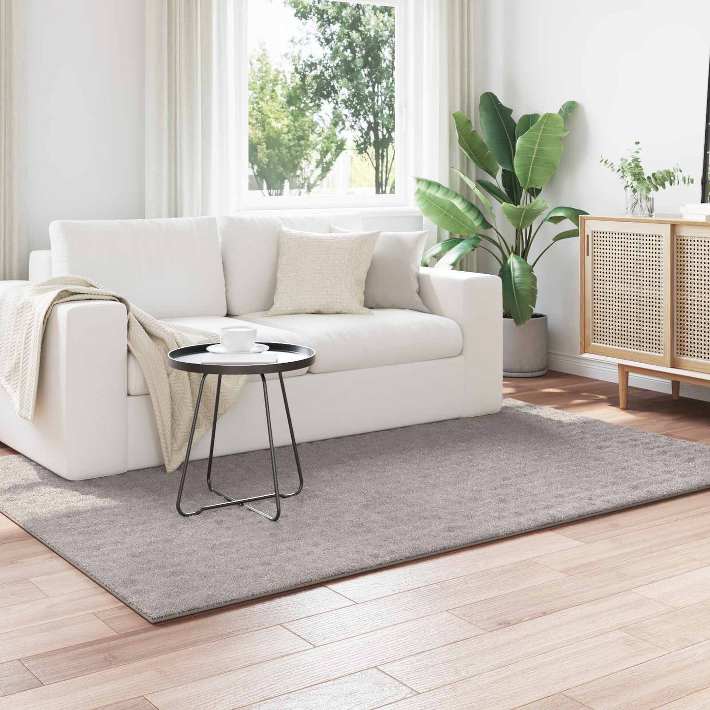 Vidaxl vloerkleden rechthoekig huarte zand 200 x 140 cm polyester