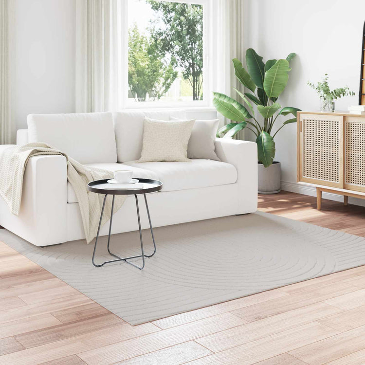 Vidaxl vloerkleden rechthoekig huarte zand 280 x 200 cm polyester