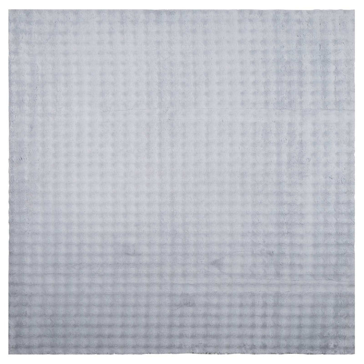 Vidaxl vloerkleden vierkant sirolo grijs 200 x 200 cm polyester