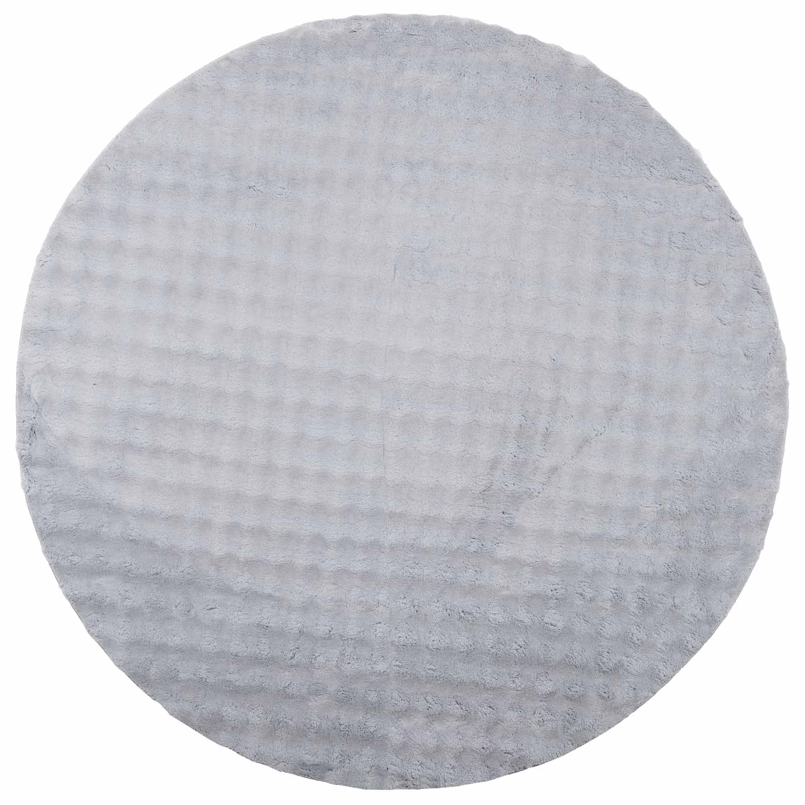 Vidaxl vloerkleden rond huarte grijs ø 120 cm polyester