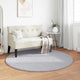Vidaxl vloerkleden rond huarte grijs ø 200 cm polyester