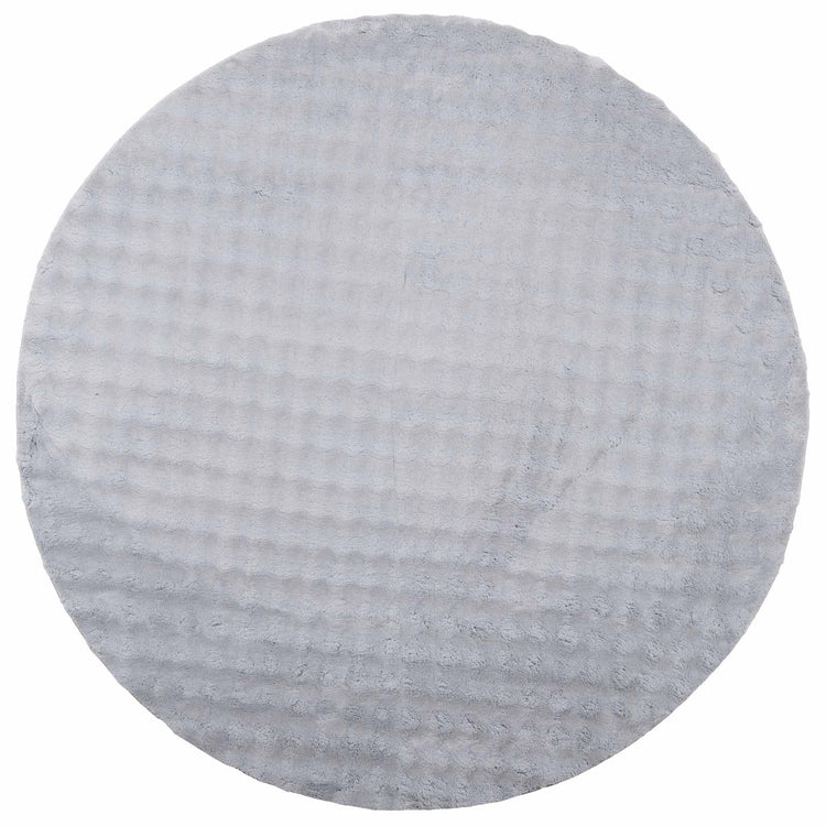 Vidaxl vloerkleden rond huarte grijs ø 200 cm polyester