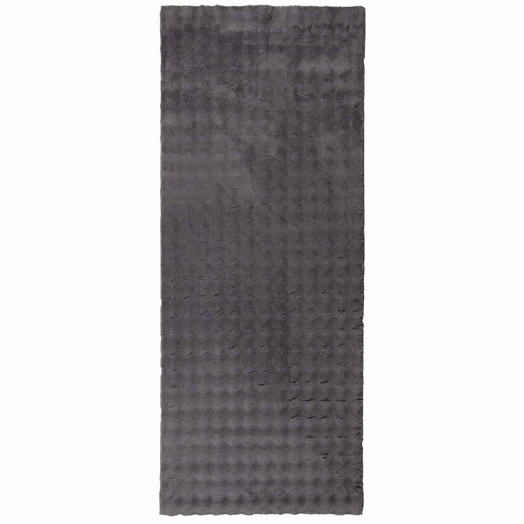 Vidaxl vloerkleden rechthoekig sirolo antraciet 150 x 80 cm polyester
