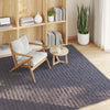 Vidaxl vloerkleden vierkant huarte antraciet 120 x 120 cm polyester