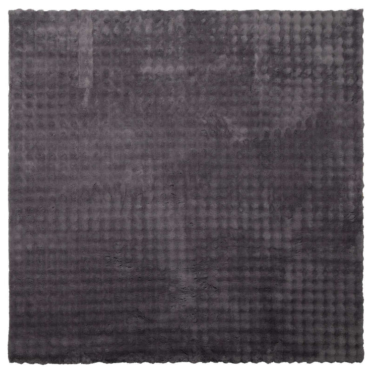 Vidaxl vloerkleden vierkant sirolo antraciet 120 x 120 cm polyester