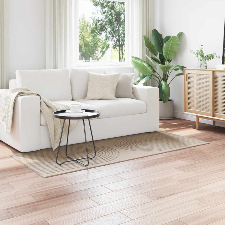 Vidaxl vloerkleden rechthoekig huarte beige 150 x 80 cm polyester