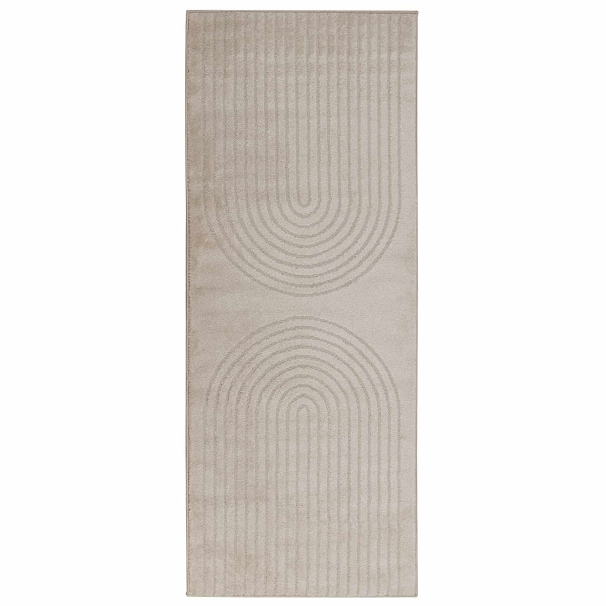 Vidaxl vloerkleden rechthoekig huarte beige 200 x 80 cm polyester
