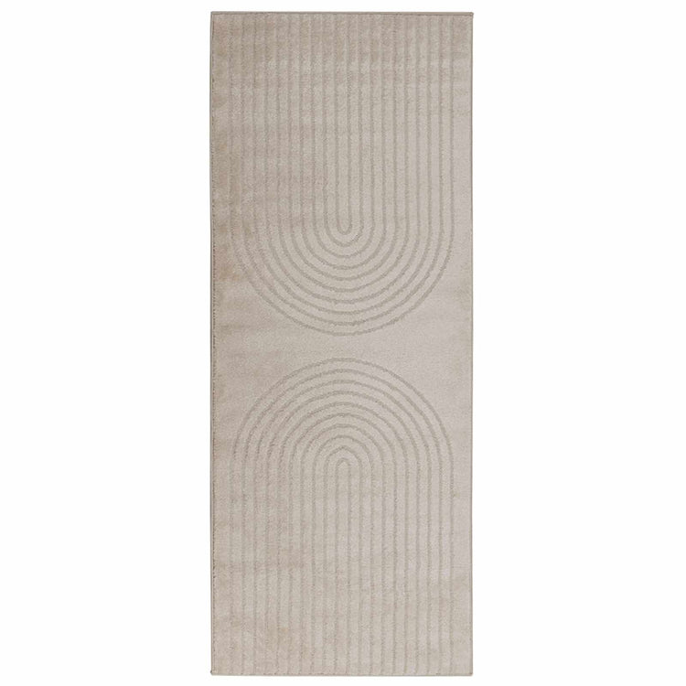 Vidaxl vloerkleden rechthoekig huarte beige 200 x 80 cm polyester