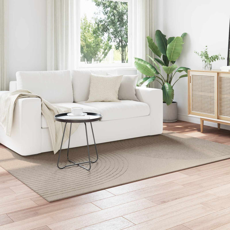 Vidaxl vloerkleden rechthoekig huarte beige 230 x 160 cm polyester