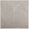 Vidaxl vloerkleden vierkant huarte beige 200 x 200 cm polyester