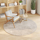 Vidaxl binnen kleed galati beige ø 120 cm polyester - afbeelding 3