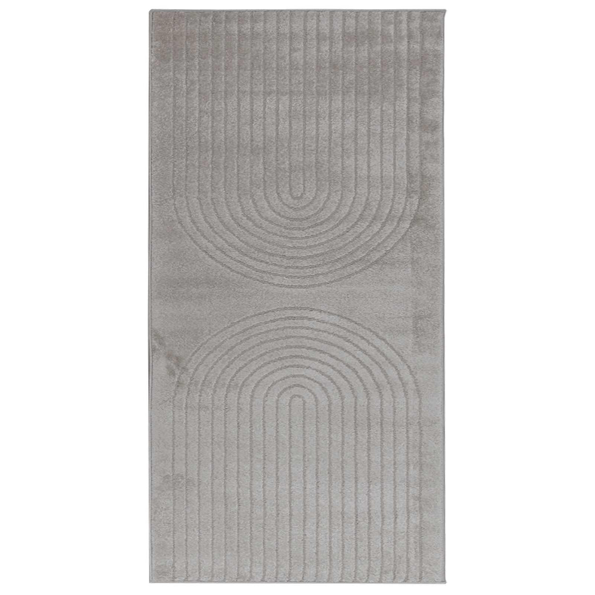 Vidaxl vloerkleden rechthoekig huarte grijs 150 x 80 cm polyester
