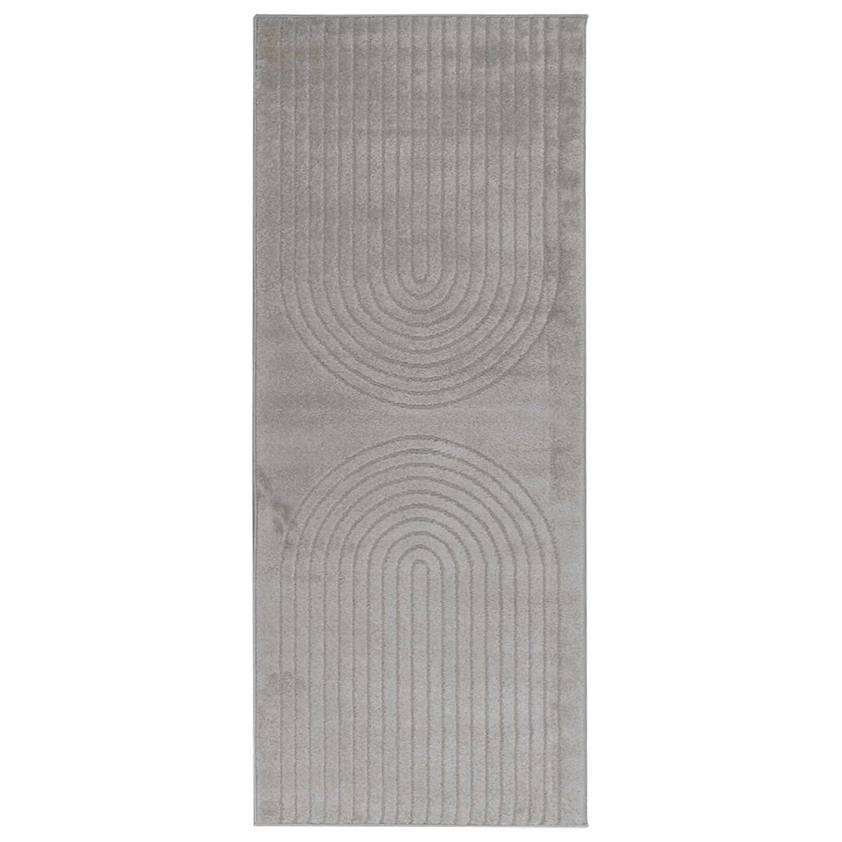 Vidaxl vloerkleden rechthoekig huarte grijs 200 x 80 cm polyester